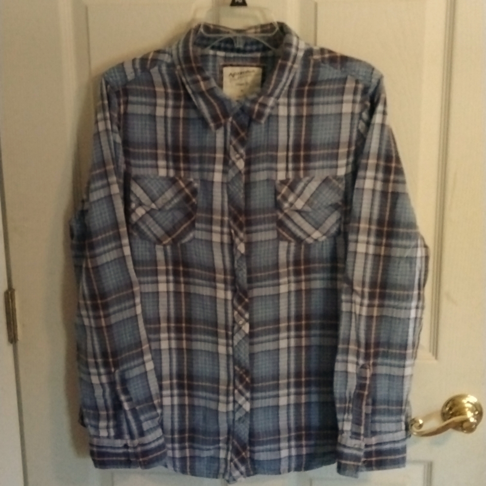 Arizona Jean Co Women's Plaid Shirt
